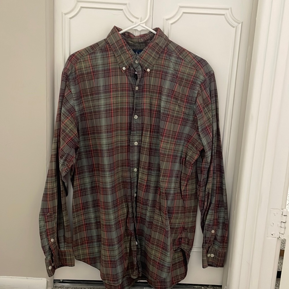Long sleeve polo button down.